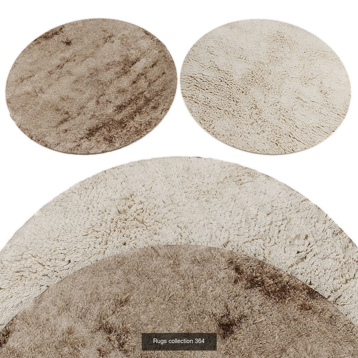 Collection of Round rugs - 30 sets _14