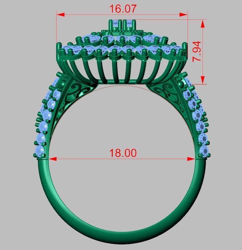 Ring 3D model 0251 3D printable model-14 3D print model_10
