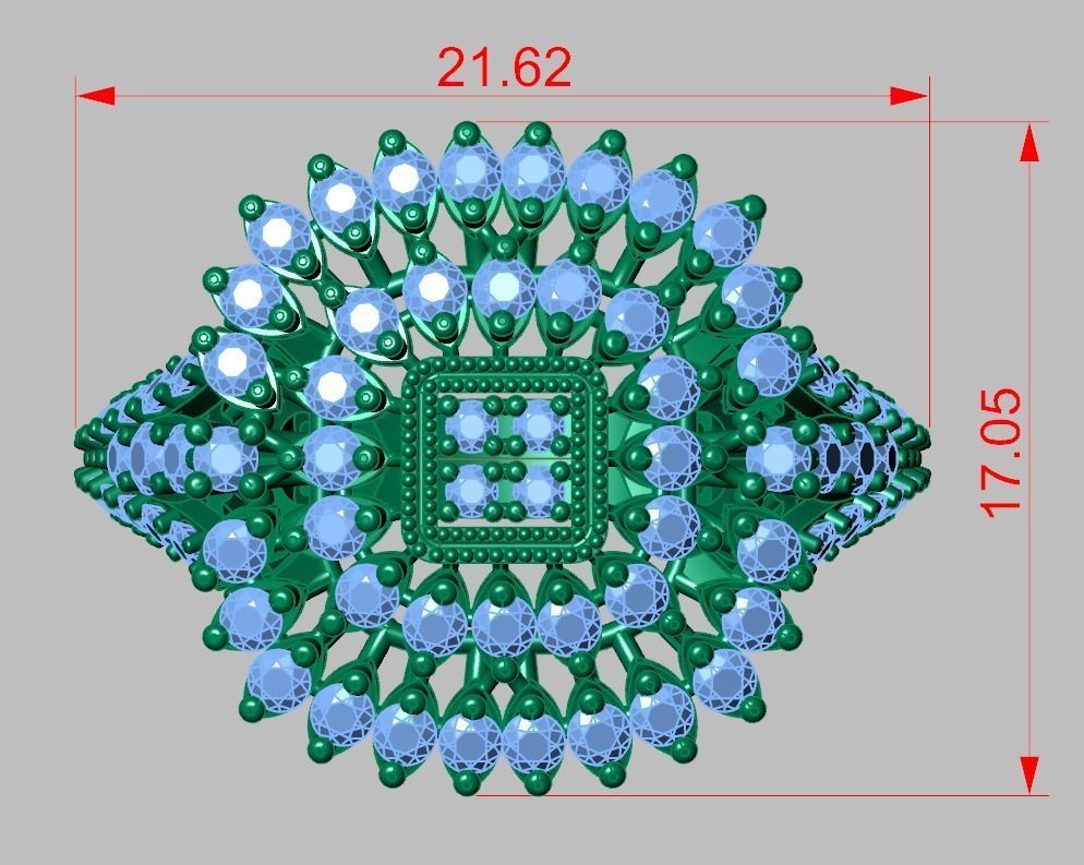 Ring 3D model 0251 3D printable model-14 3D print model_12