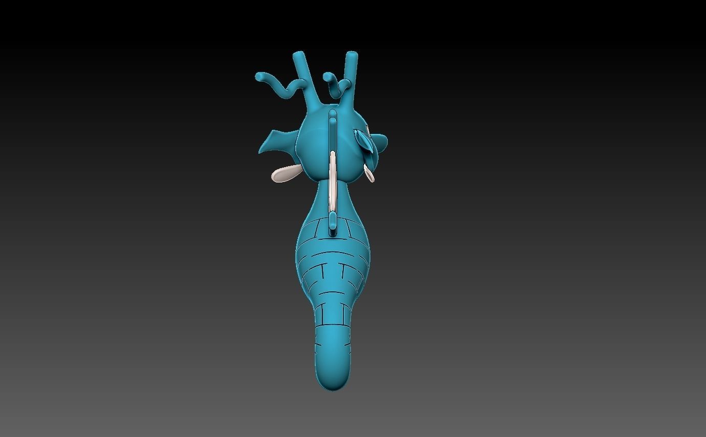 Pokemon kingdra 3D print model_9