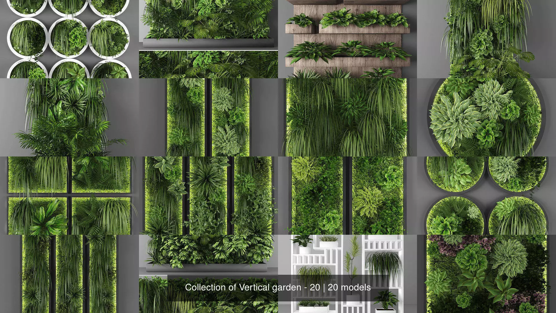 Collection of Vertical garden - 20 _0