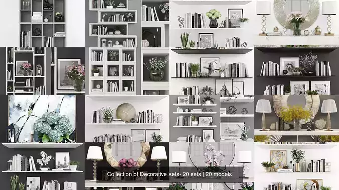 Collection of Decorative sets- 20 sets 