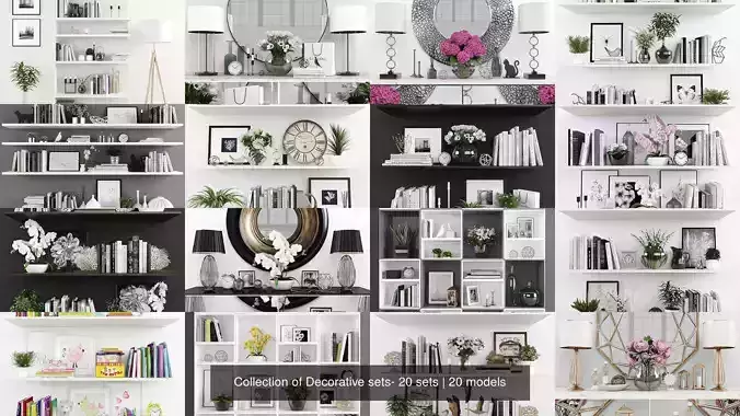 Collection of Decorative sets- 20 sets 