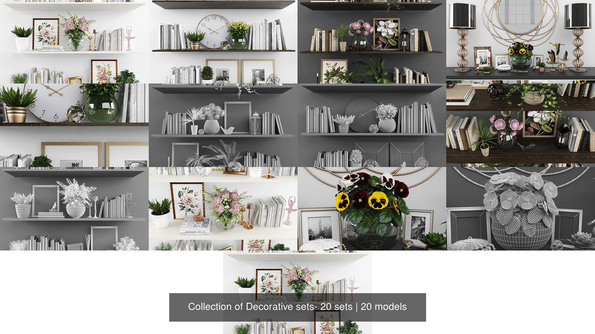 Collection of Decorative sets- 20 sets _4