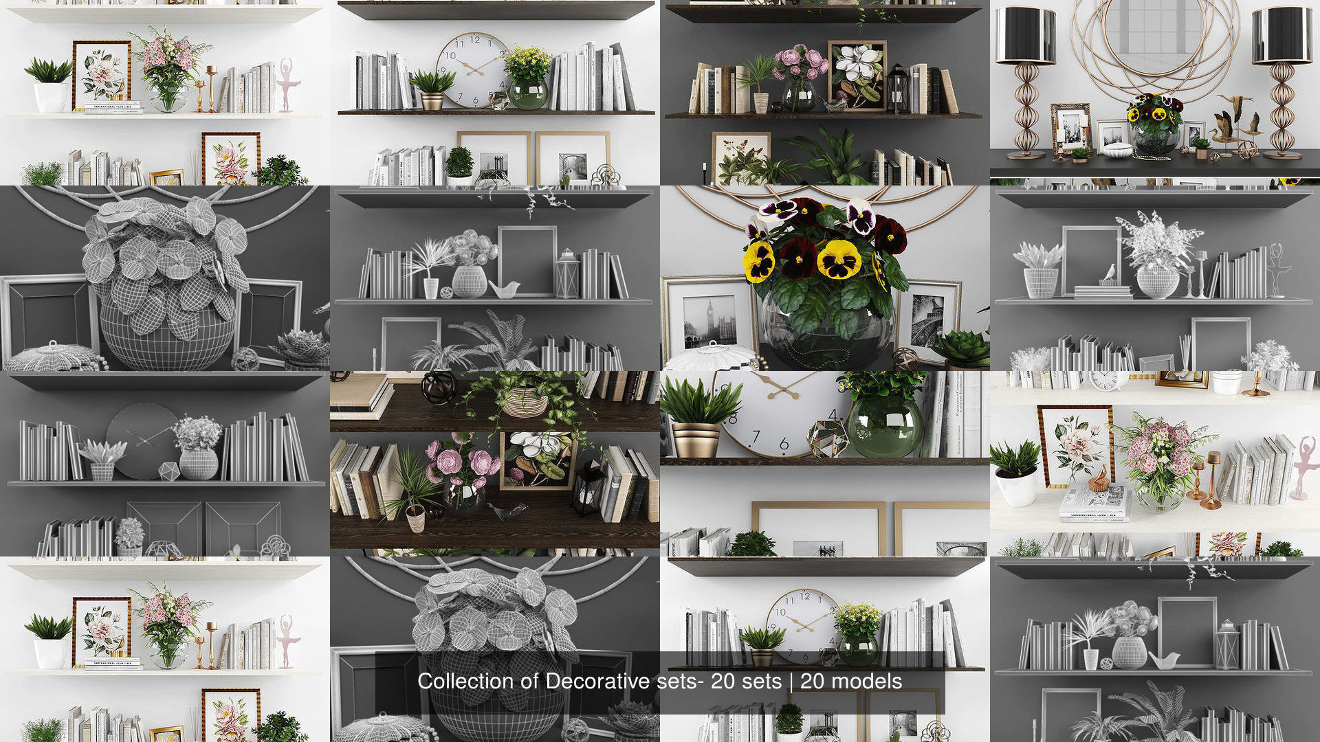 Collection of Decorative sets- 20 sets _3