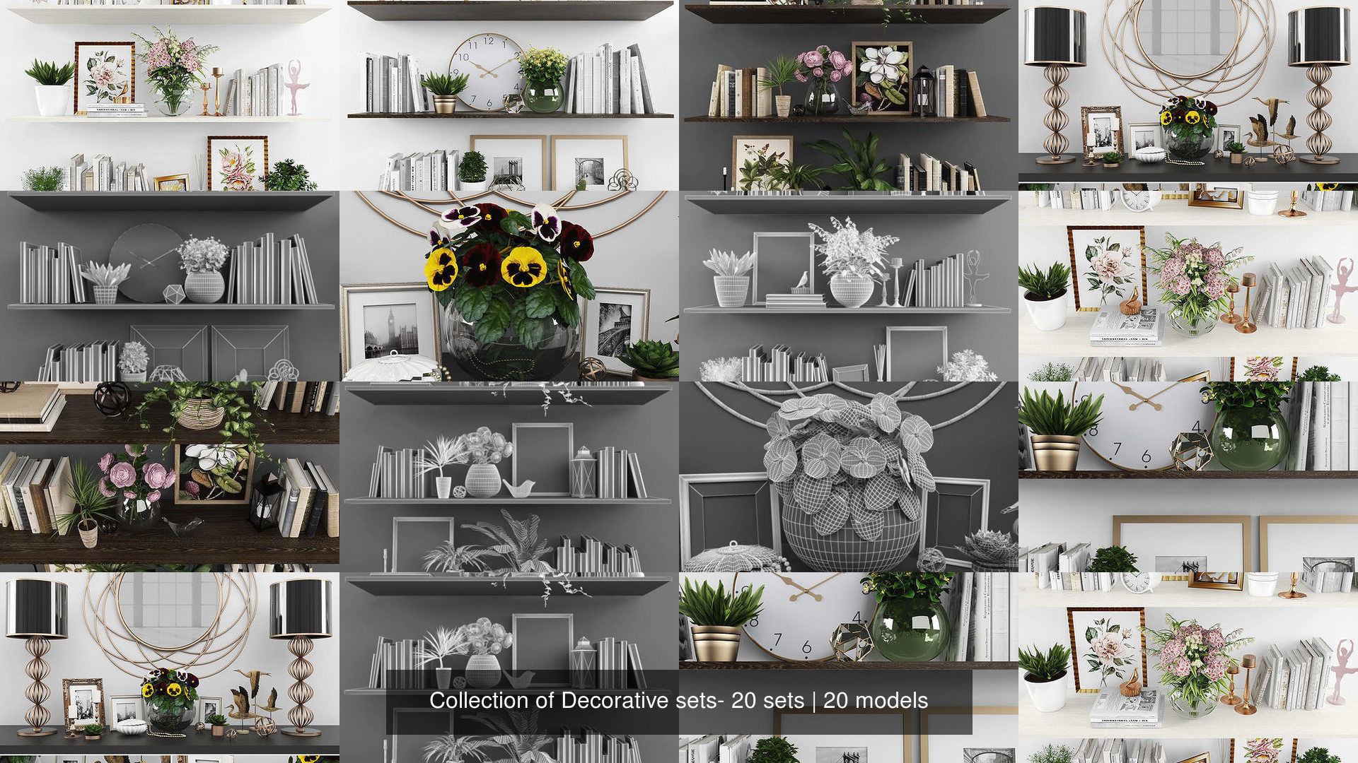 Collection of Decorative sets- 20 sets _6