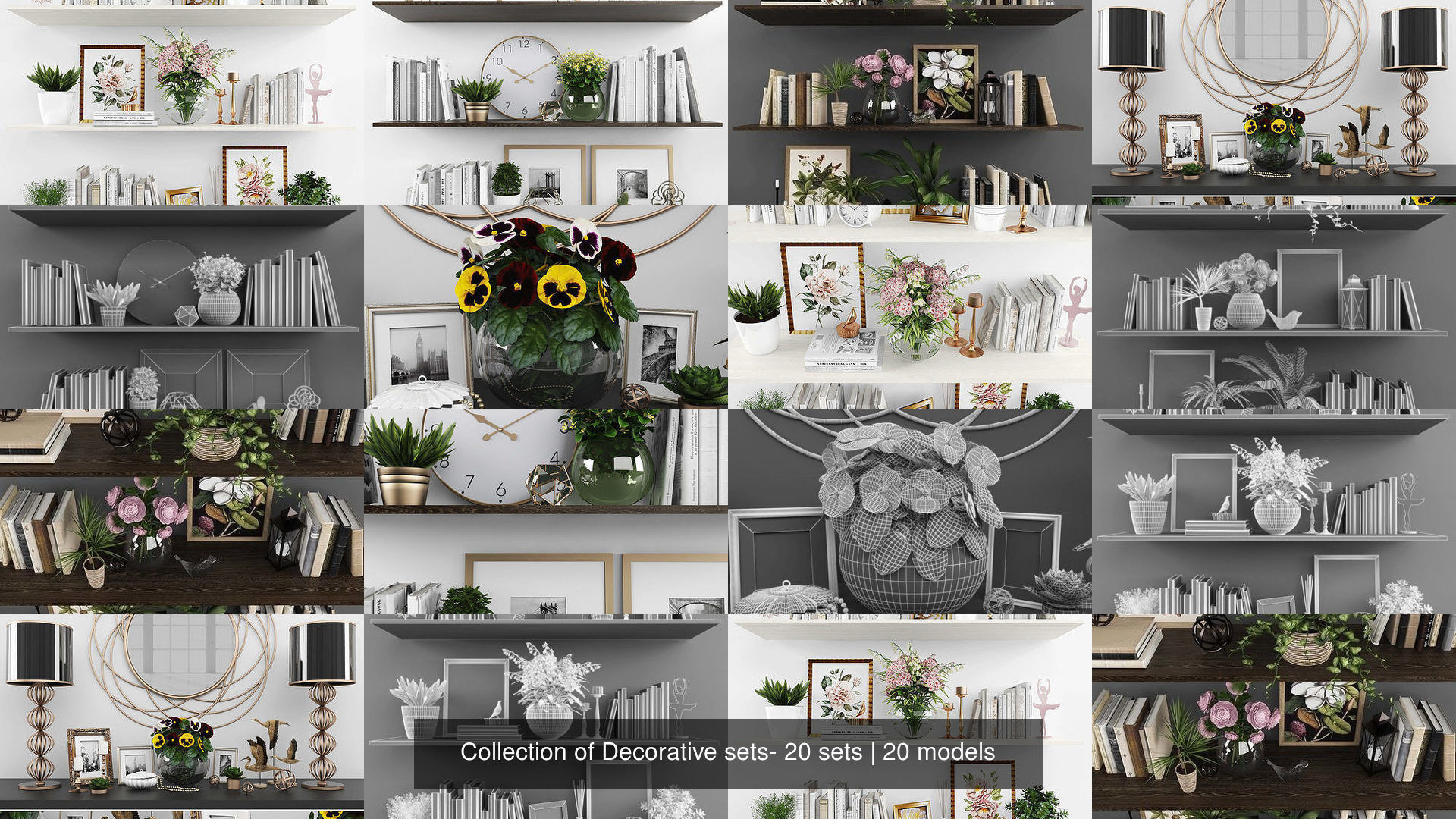 Collection of Decorative sets- 20 sets _5