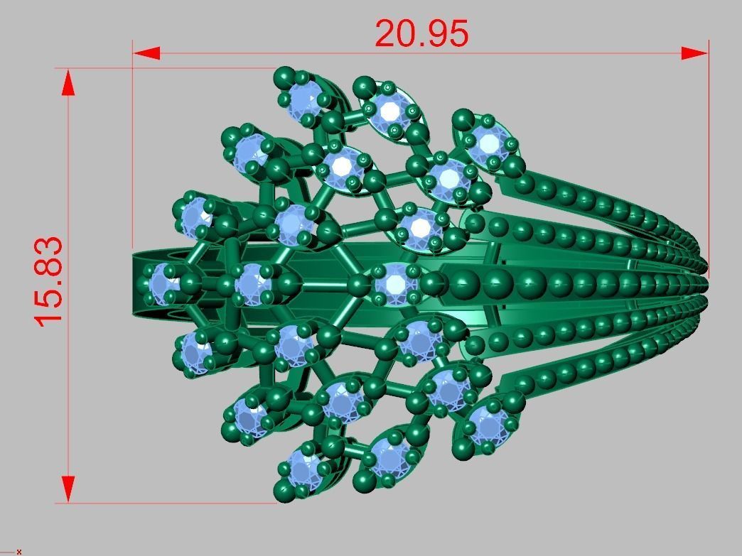 Ring 3D model 0252 3D printable model -13 3D print model_13