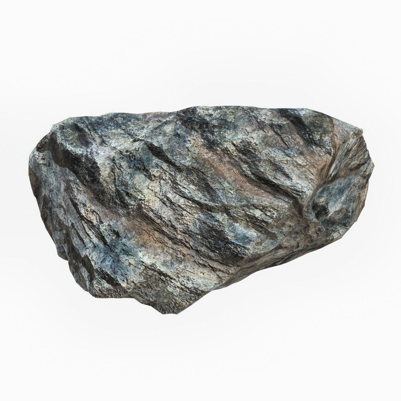 Cliff Rock 02 Low-poly 3D model_1