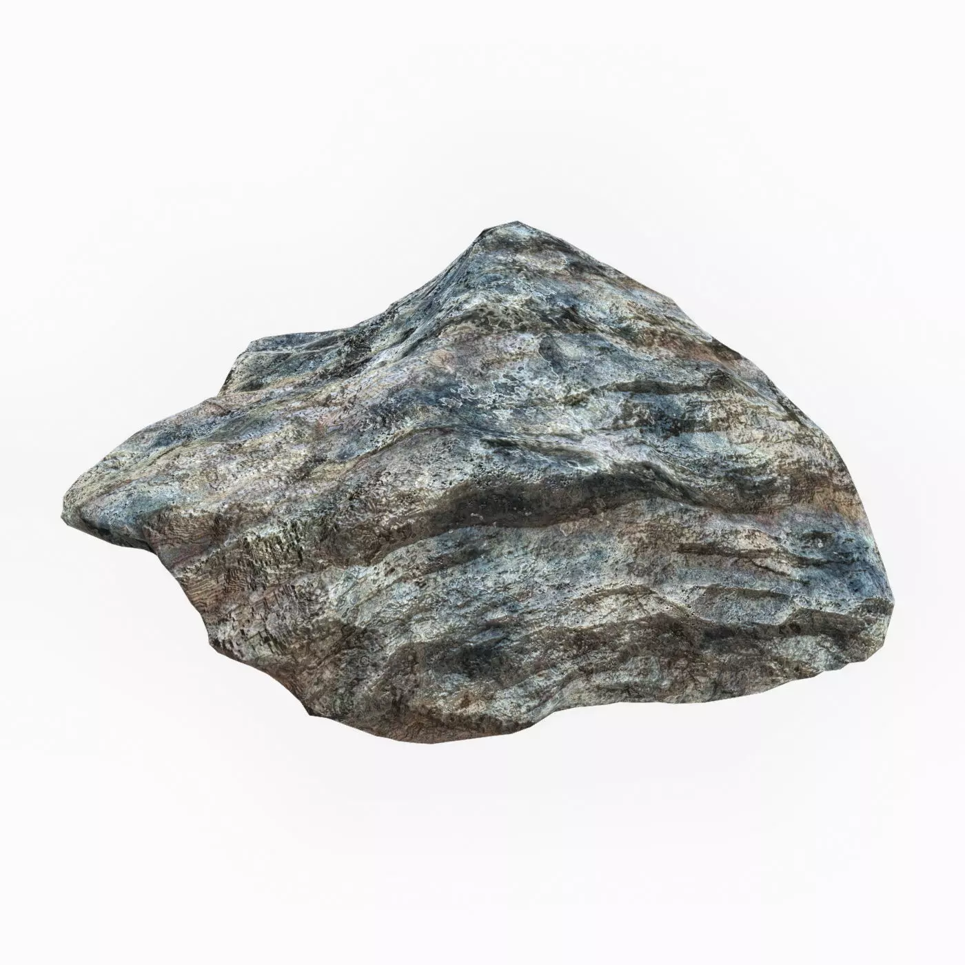 Cliff Rock 02 Low-poly 3D model_0