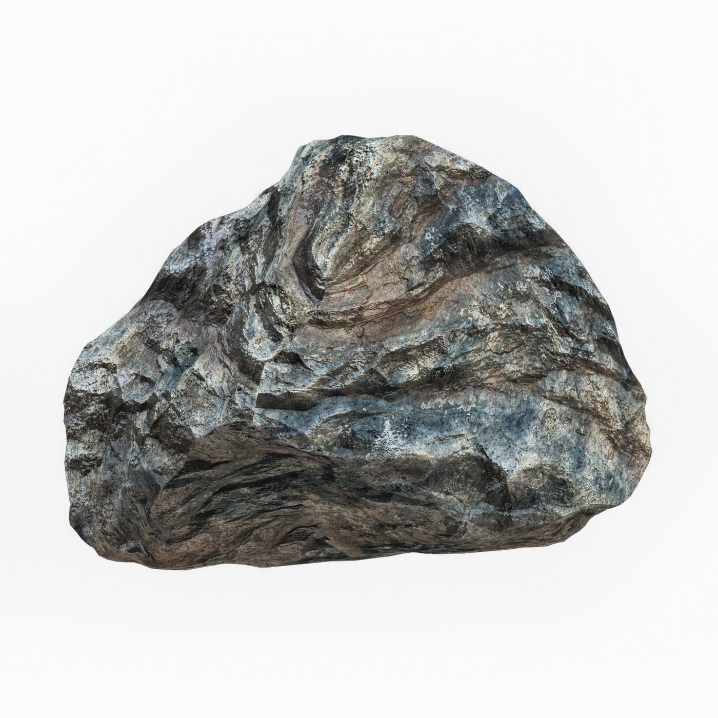 Cliff Rock 06 Low-poly 3D model_1