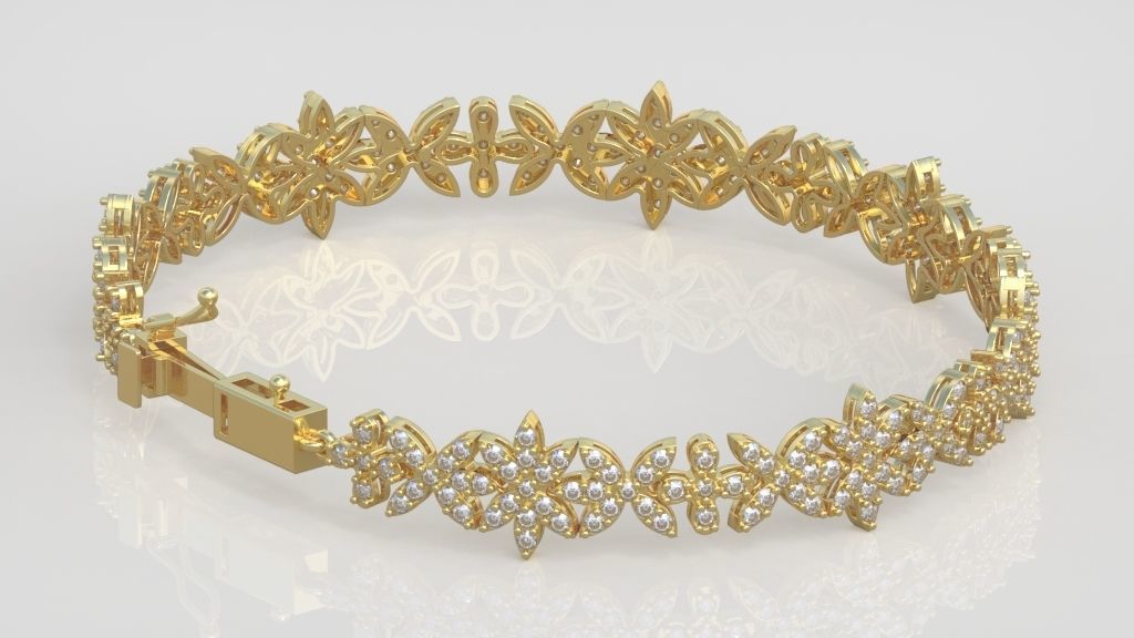 Exclusive Bracelet model 3D printable model 0032-15 3D print model_11