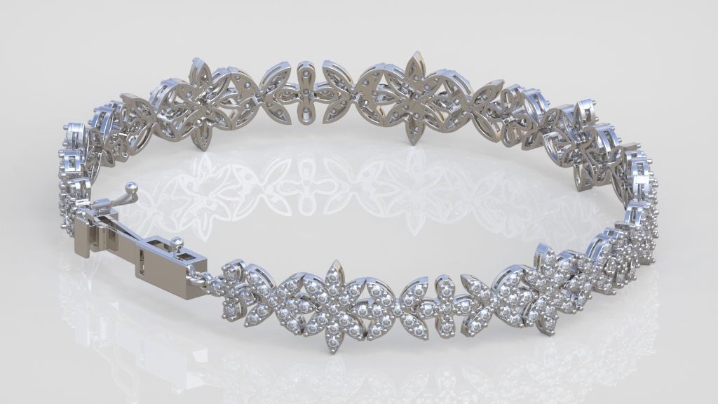 Exclusive Bracelet model 3D printable model 0032-15 3D print model_10