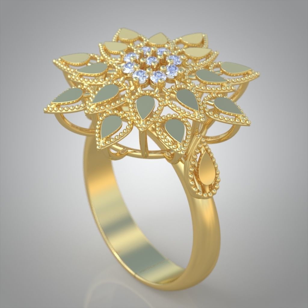 Ring 3D model 0253 3D printable model-14 3D print model_4