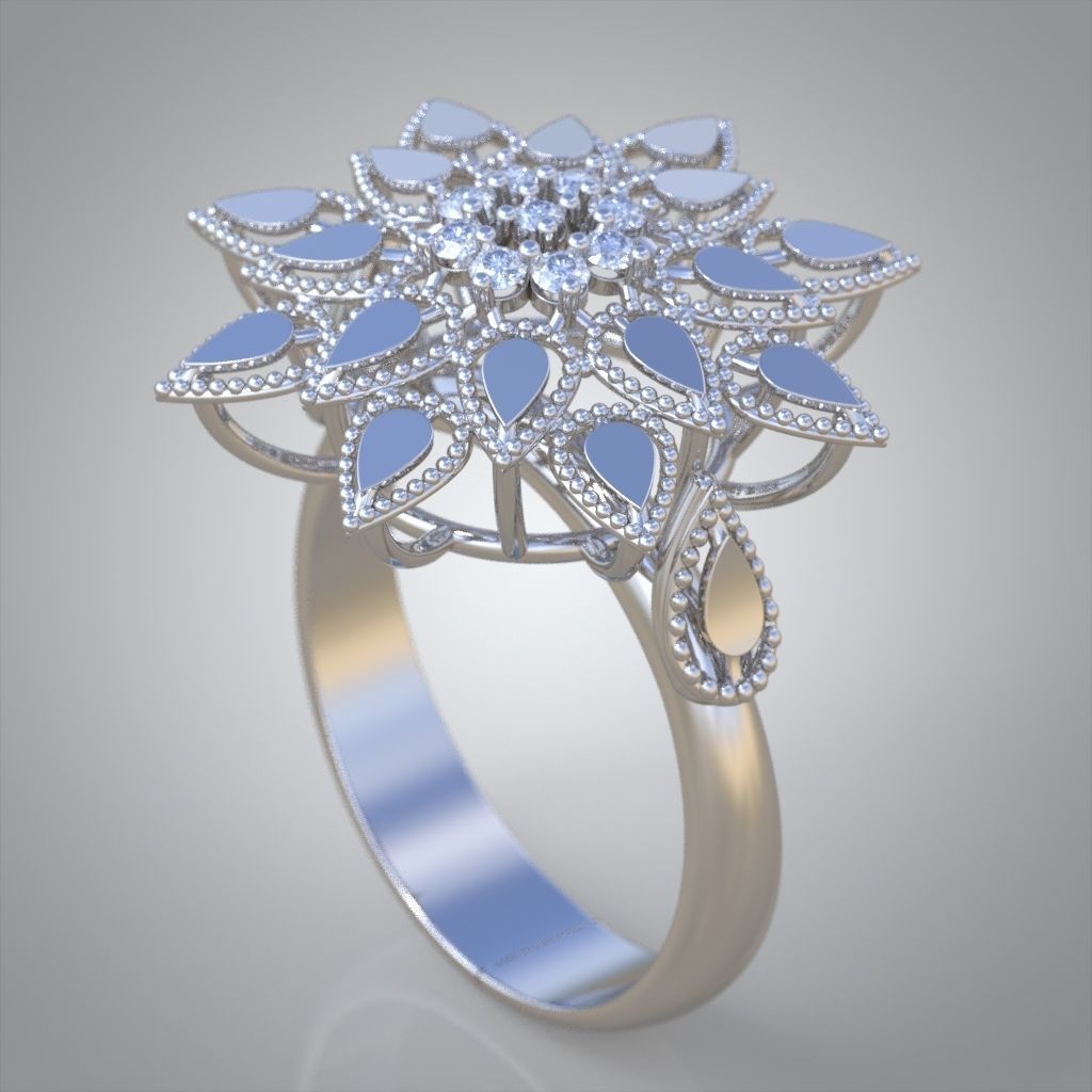 Ring 3D model 0253 3D printable model-14 3D print model_1
