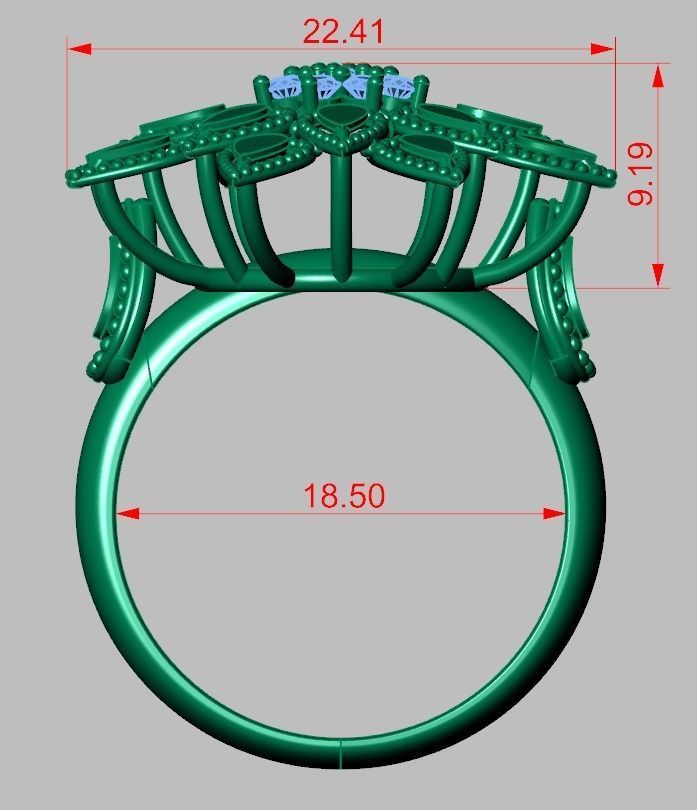 Ring 3D model 0253 3D printable model-14 3D print model_10
