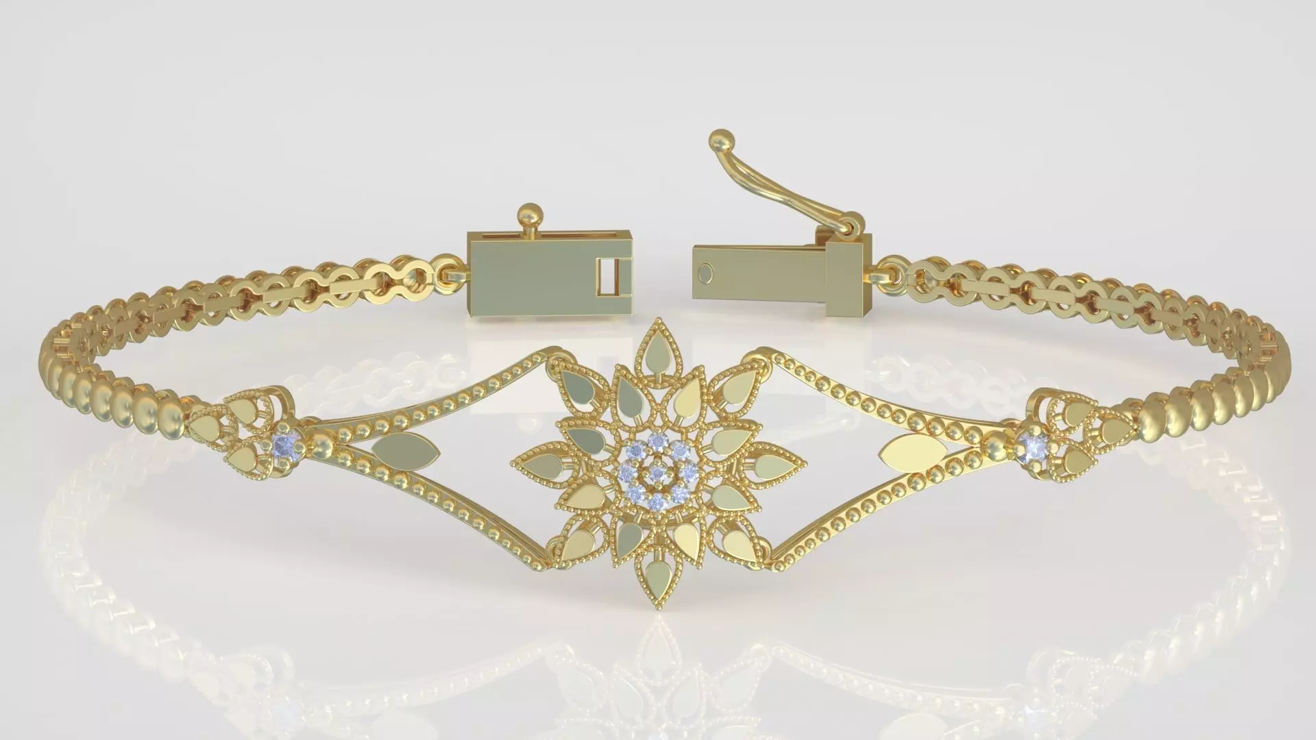Exclusive Bracelet model 3D printable model 0033-11 3D print model