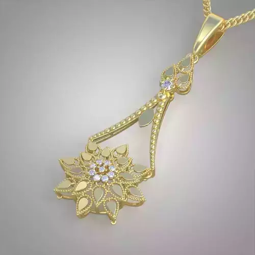 Exclusive Pendant model 3D 0166 printable model-11 3D print model