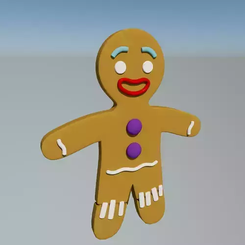 Galleta de jengibre 3D model