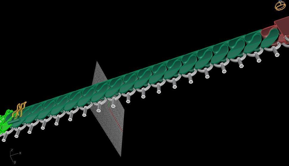 Cuban bracelets 3D print model_5