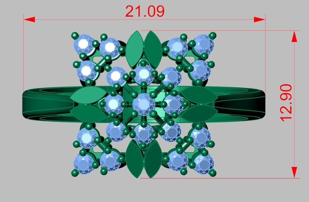Ring 3D model 0254 3D printable model -10 3D print model_11
