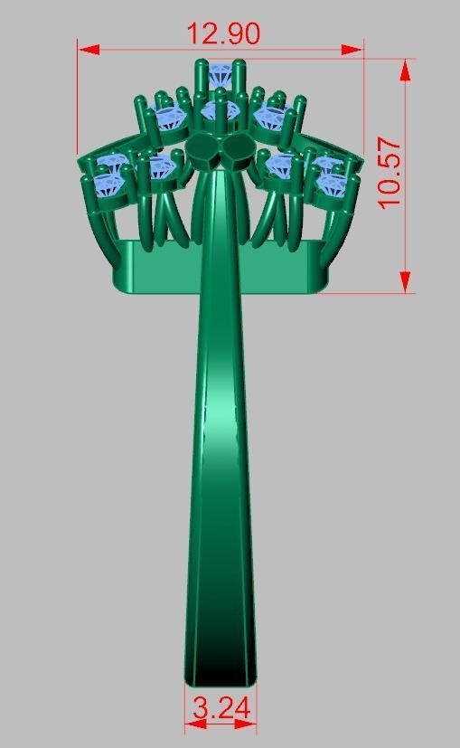 Ring 3D model 0254 3D printable model -10 3D print model_10