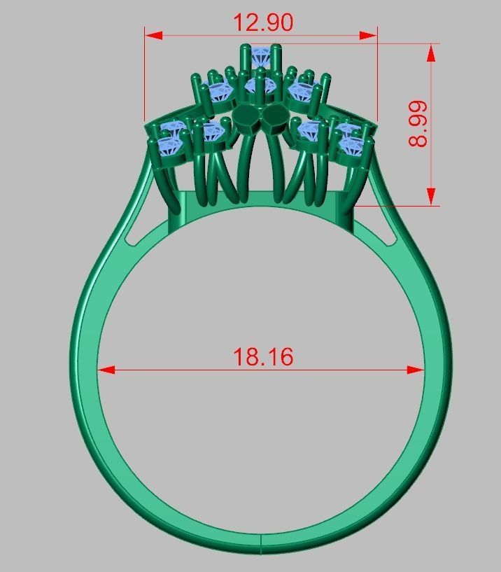 Ring 3D model 0254 3D printable model -10 3D print model_12