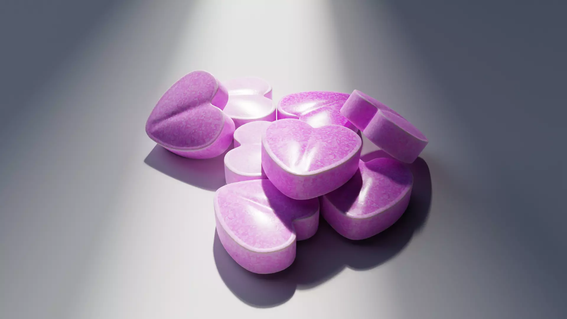 Abstract Heart Free low-poly 3D model