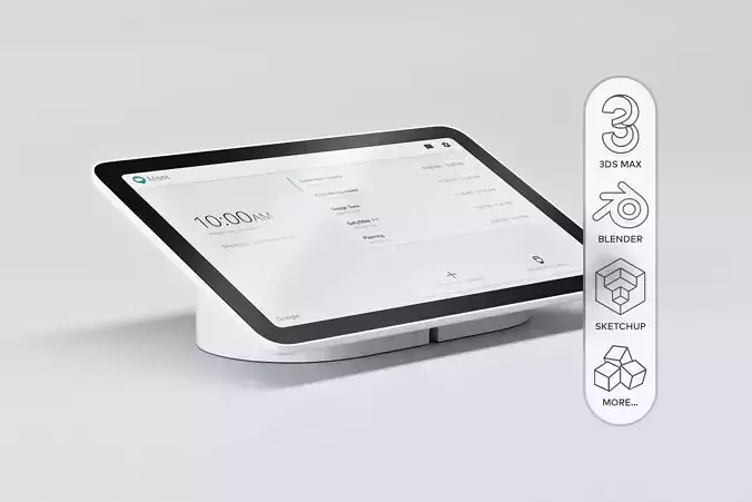 Google Meet Series One Touch Controller - Mimo Tablet 3D model