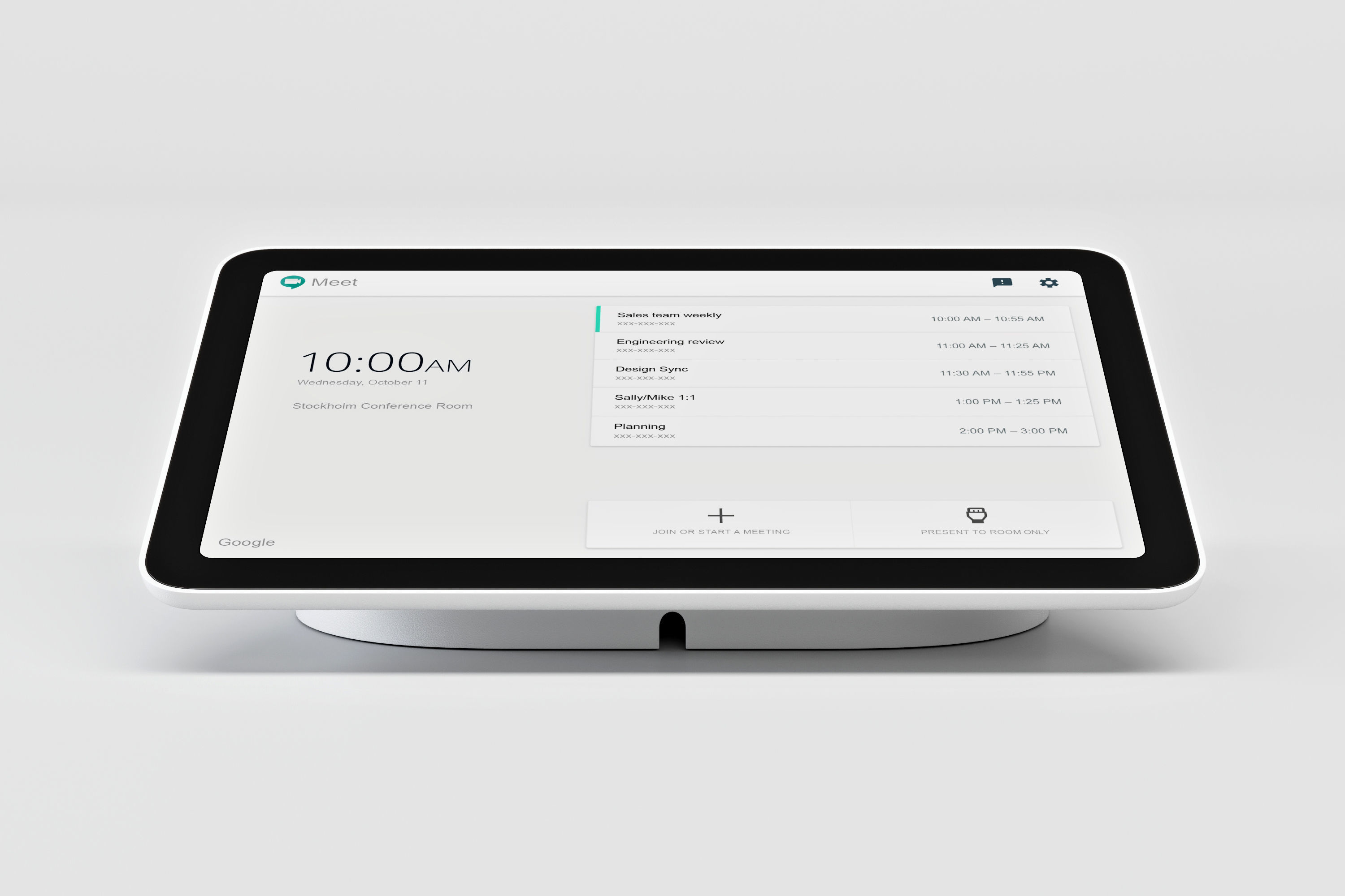 Google Meet Series One Touch Controller - Mimo Tablet 3D model_2