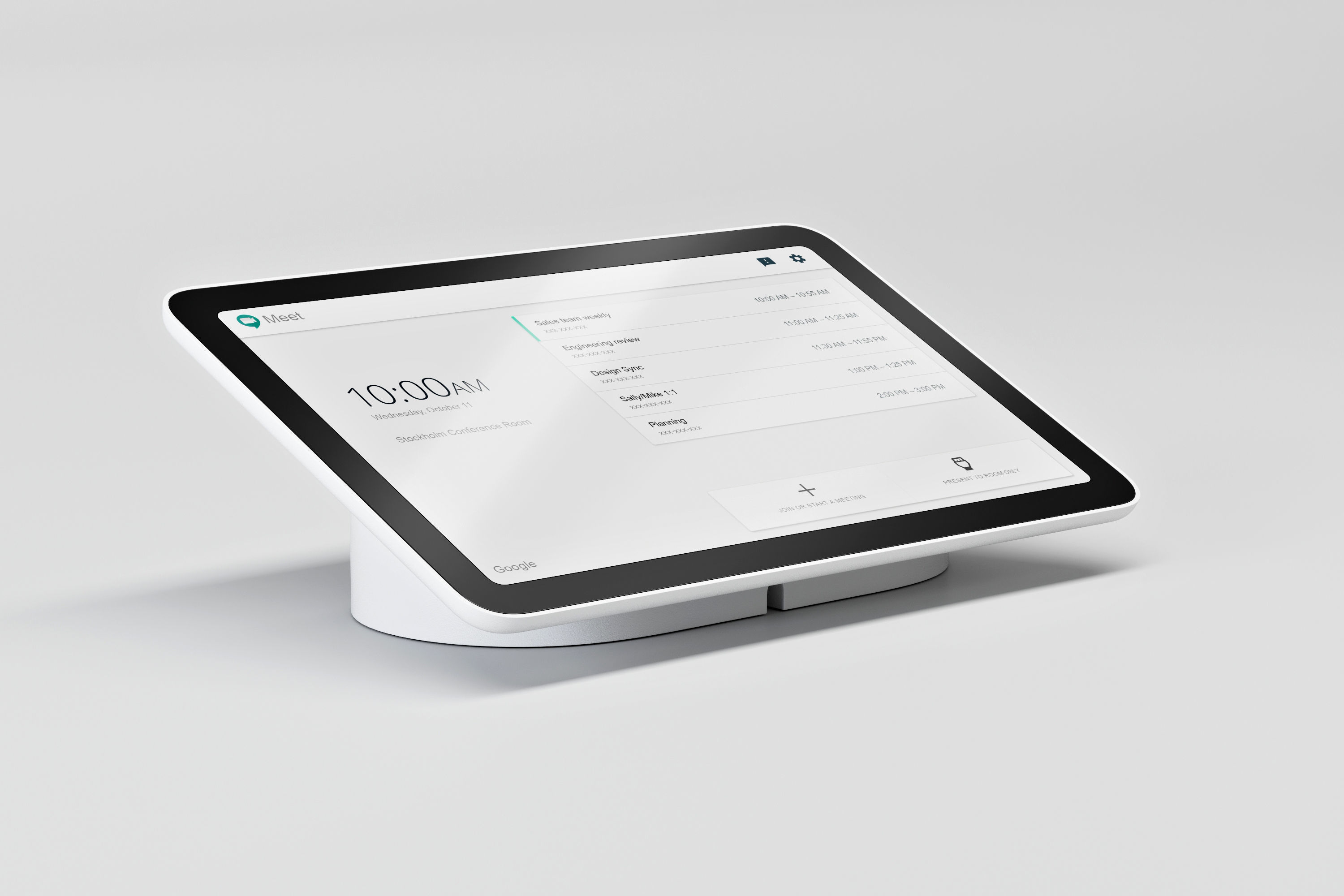 Google Meet Series One Touch Controller - Mimo Tablet 3D model_1