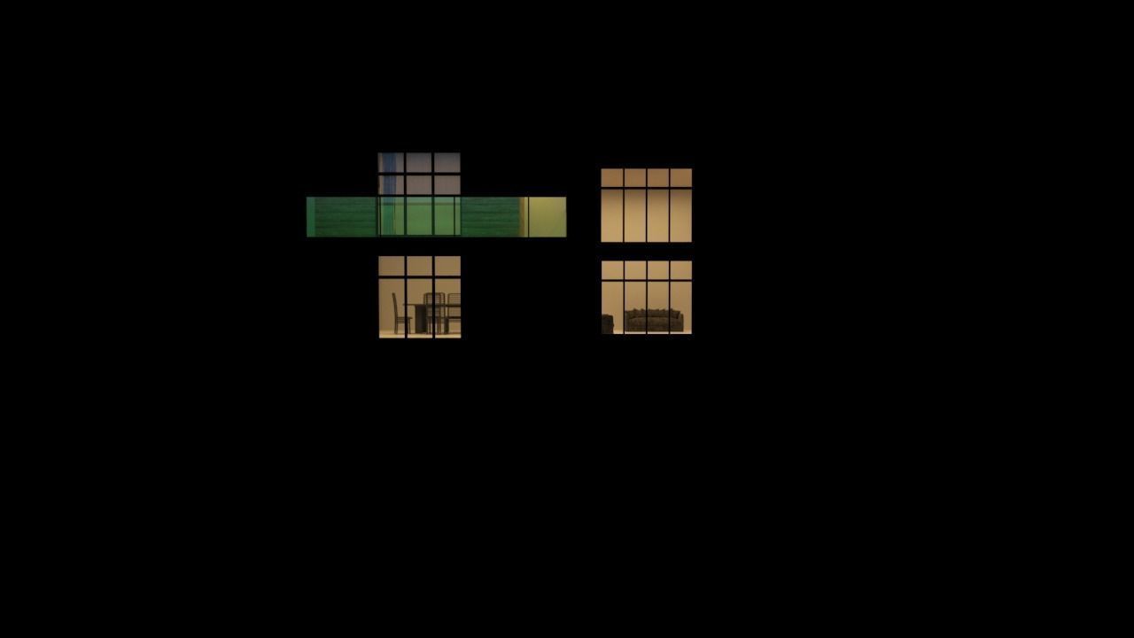 Modern Elevation Design 3D model_8