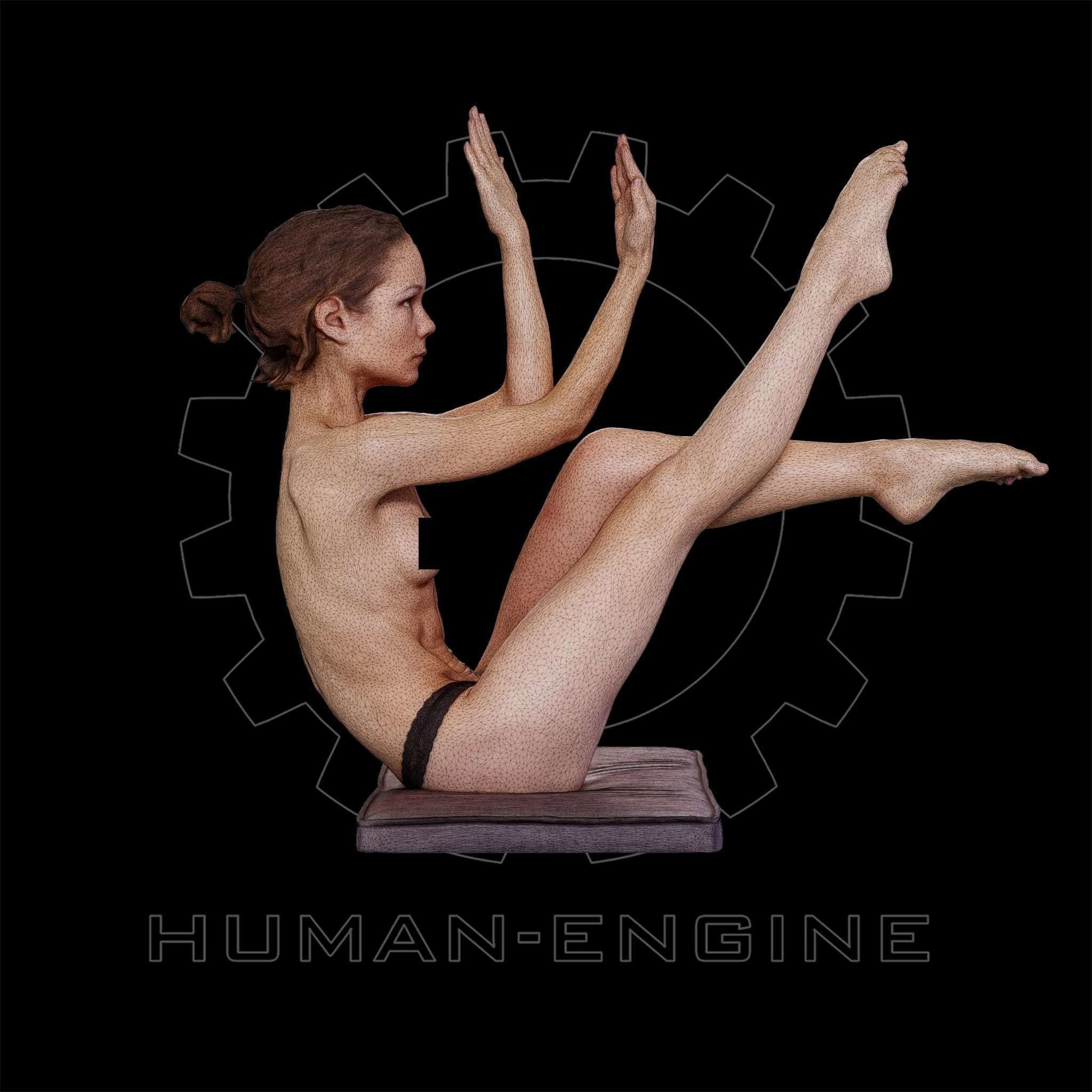 Female Scan - Sylph Artistic Pose 288 3D model_7