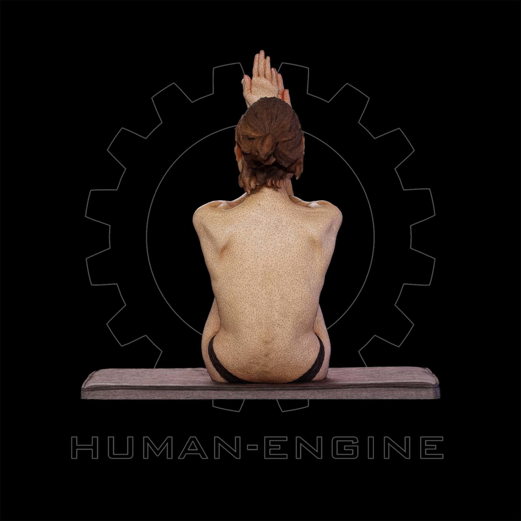 Female Scan - Sylph Artistic Pose 288 3D model_11