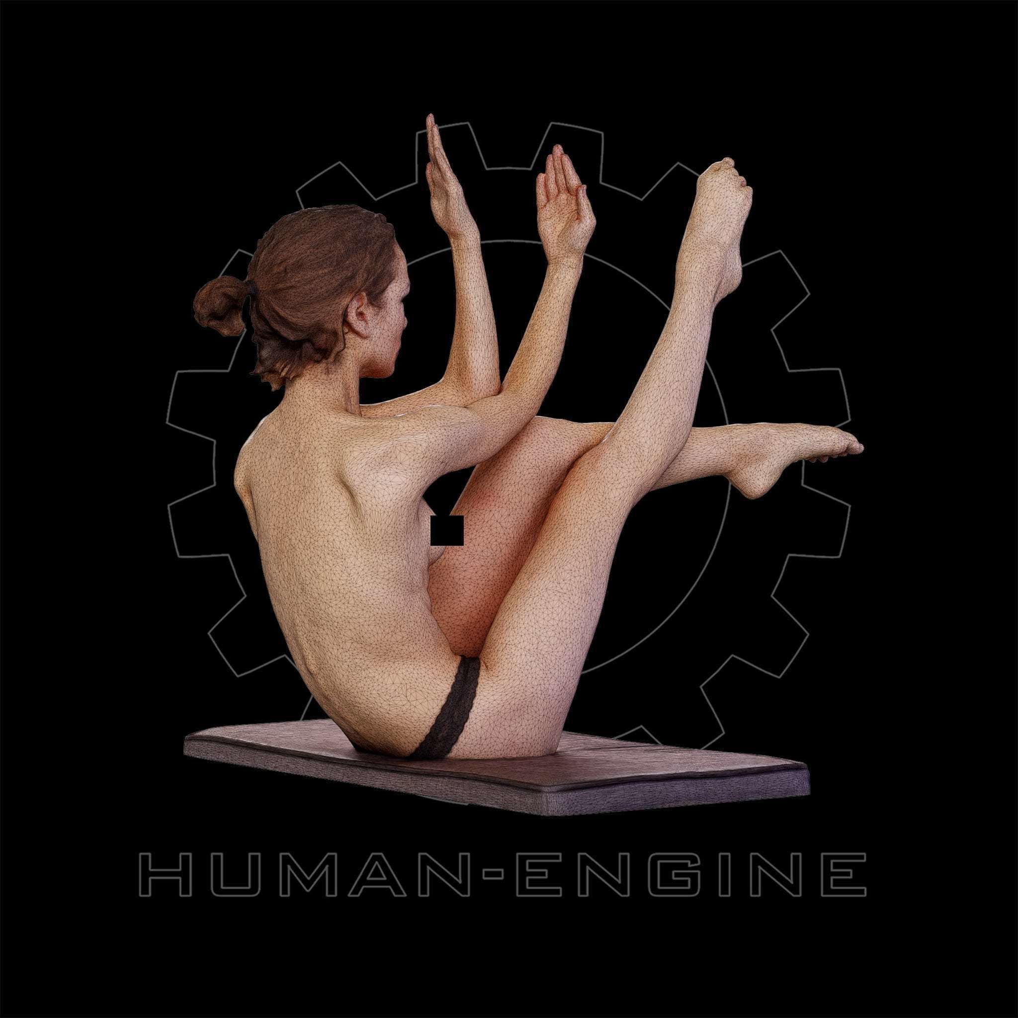 Female Scan - Sylph Artistic Pose 288 3D model_9