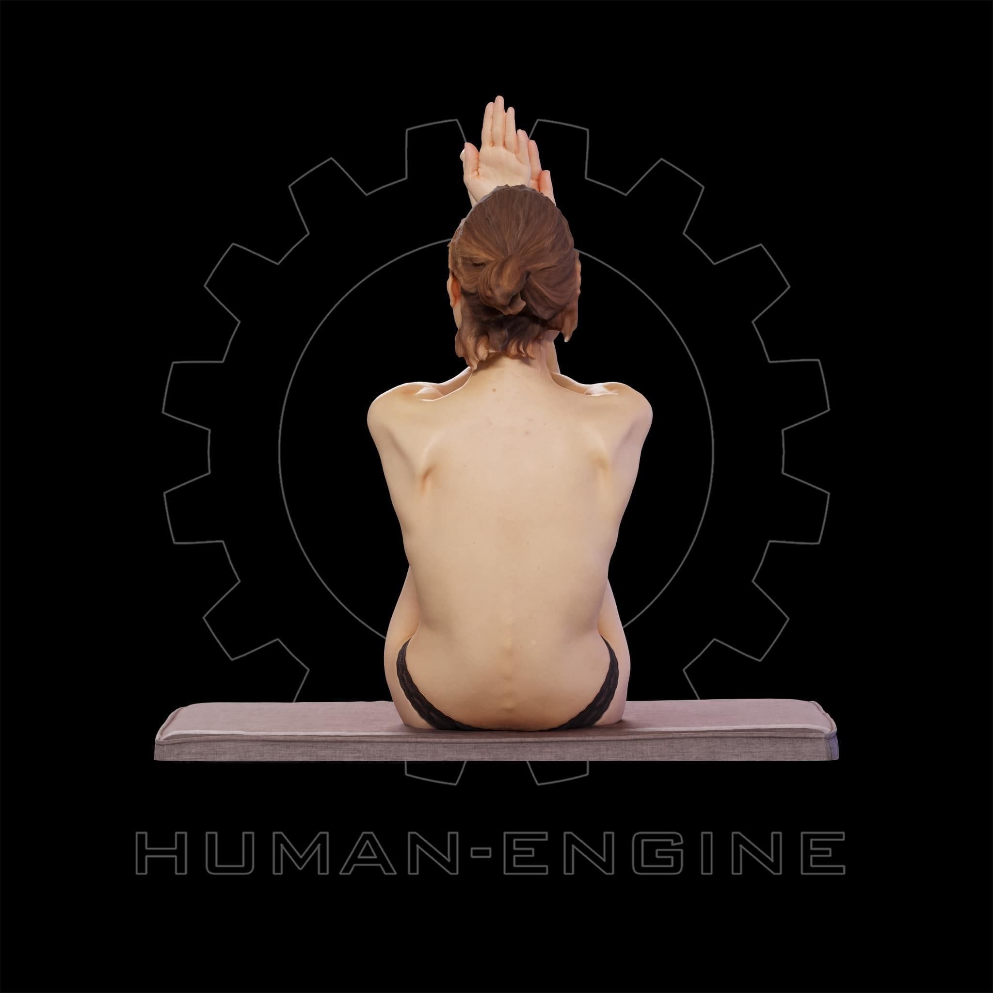 Female Scan - Sylph Artistic Pose 288 3D model_10