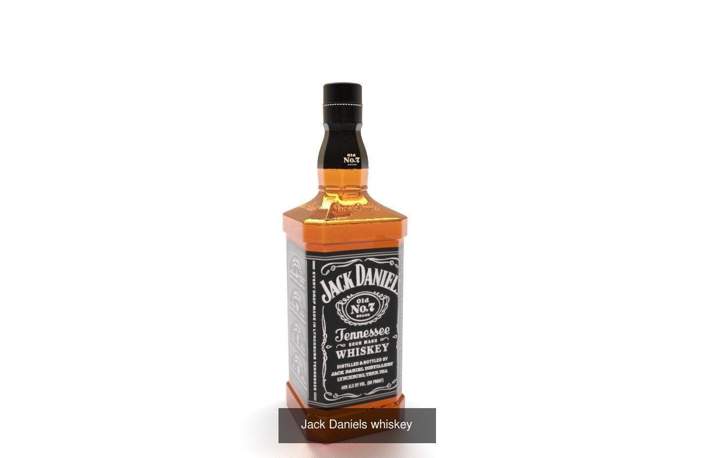 Beer and whiskey 3D model collection _1
