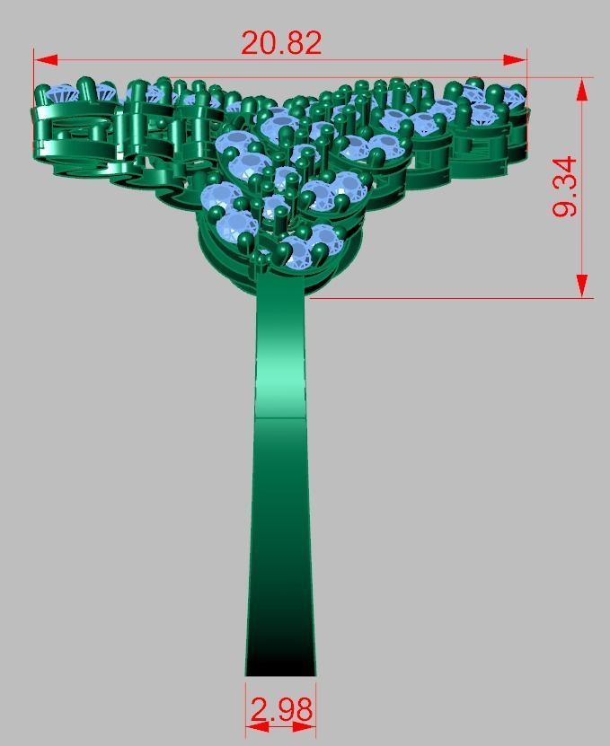 Ring 3D model 0255 3D printable model-13-- 3D print model_9