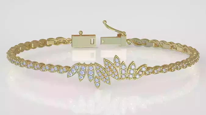 Exclusive Bracelet model 3D printable model 0036-15 3D print model