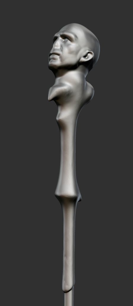 Lord Voldemort wand 3D model 3D printable | CGTrader
