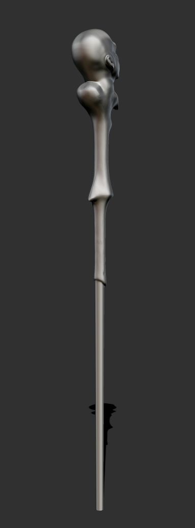 Lord Voldemort wand 3D model 3D printable | CGTrader