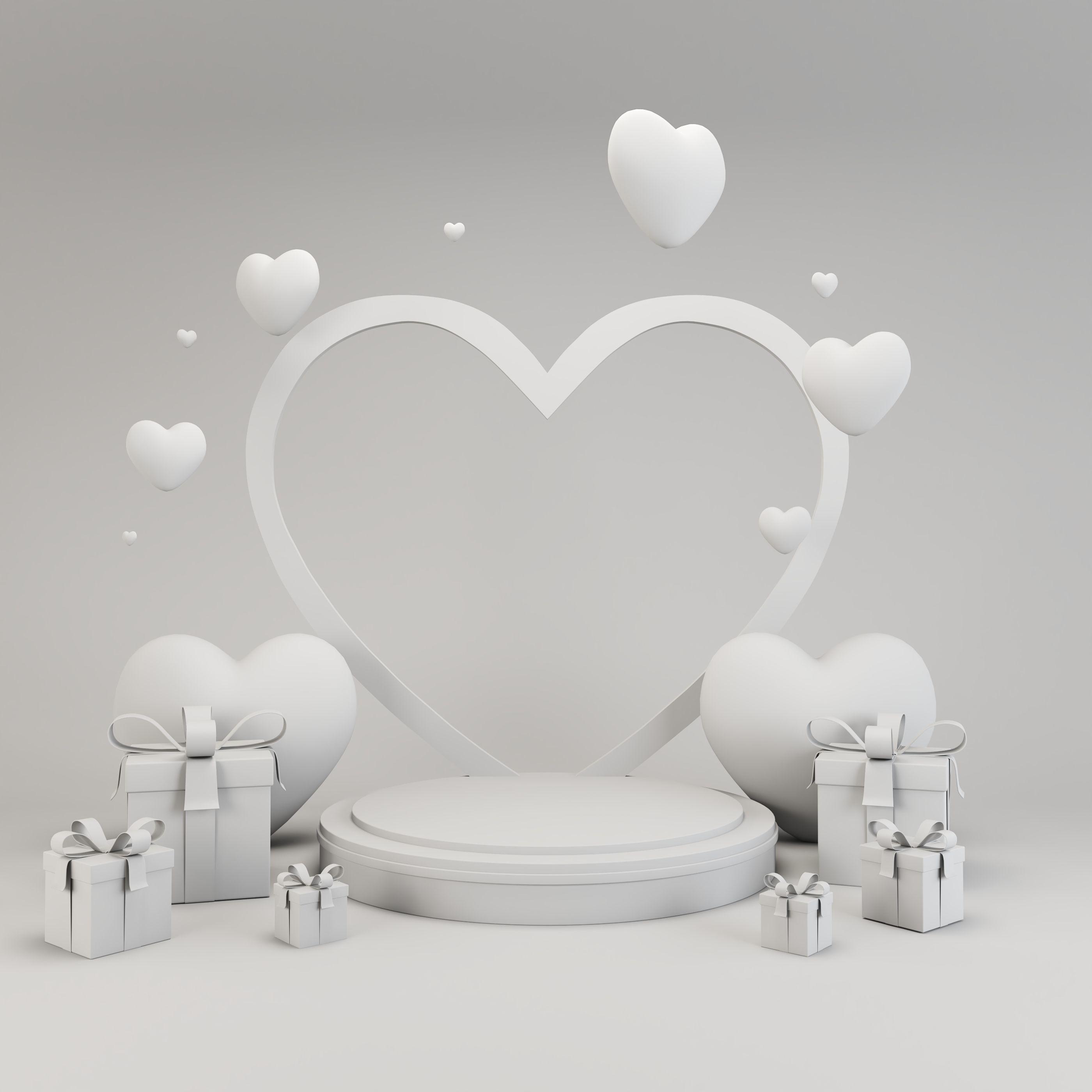 Valentines Day Prop Low-poly 3D model_2