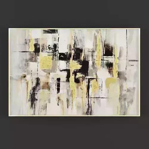 Pictures335 abstract painting in gold