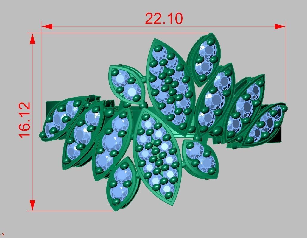 Ring 3D model 0256 3D printable model-13 3D print model_8