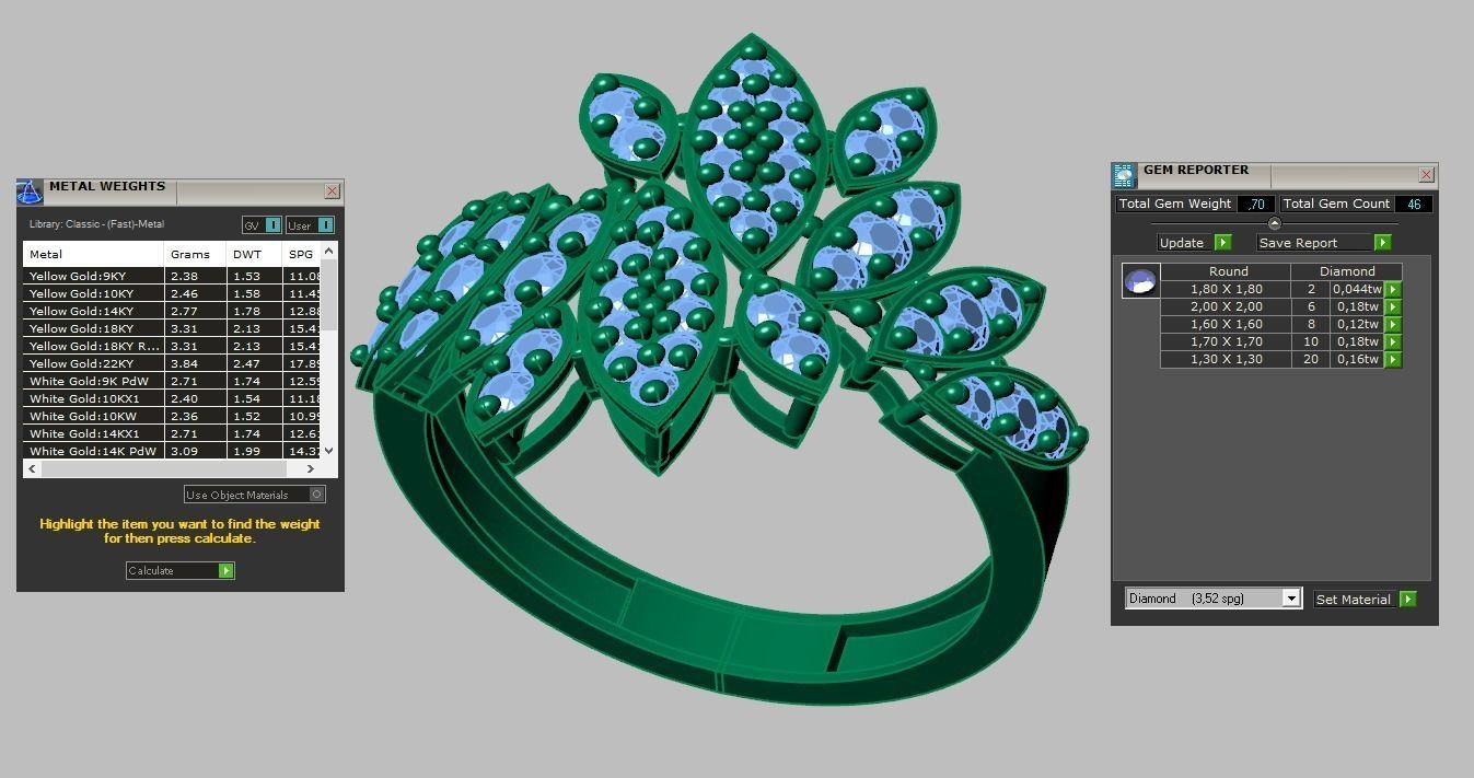 Ring 3D model 0256 3D printable model-13 3D print model_11