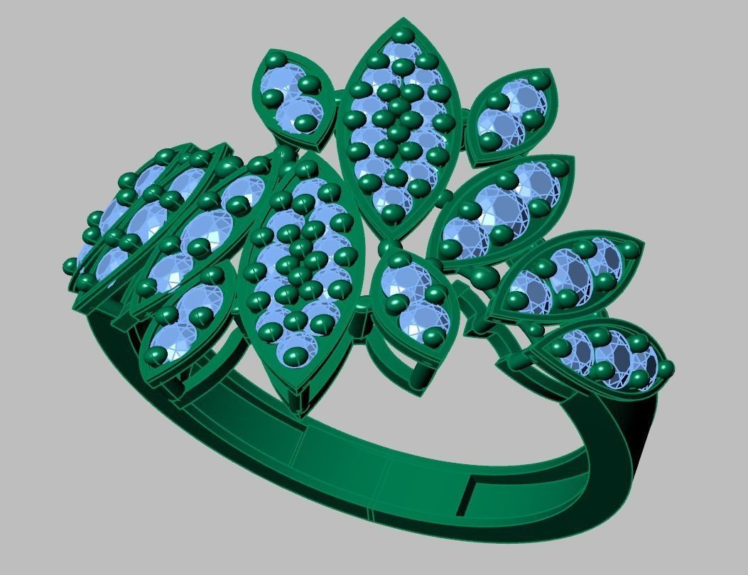 Ring 3D model 0256 3D printable model-13 3D print model_12