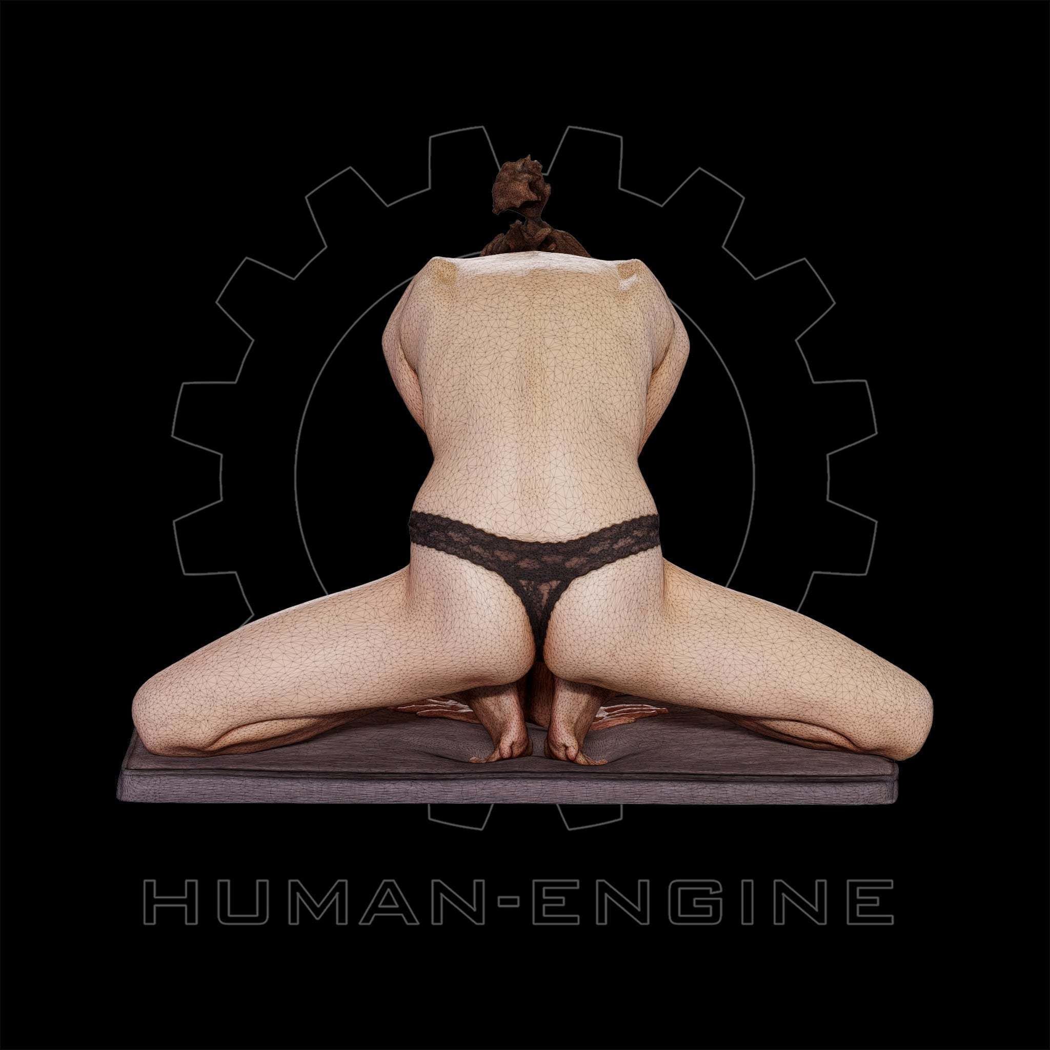 Female Scan - Sylph Artistic Pose 290 3D model_11