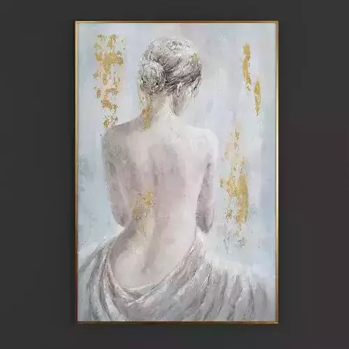 Pictures336 painting of woman in dress