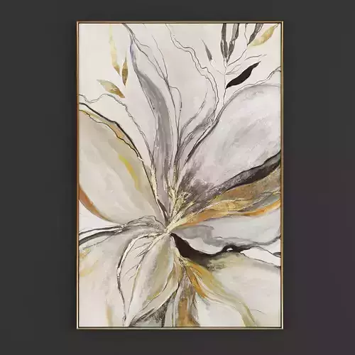 Pictures341 flowers painting on canvas wall art for living room