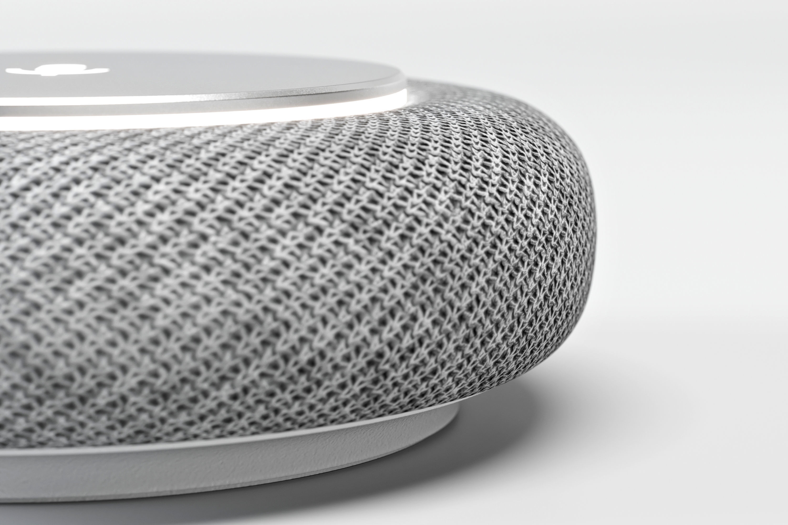 Google Meet Series One Mic Pod - Tabletop Microphone 3D model_2